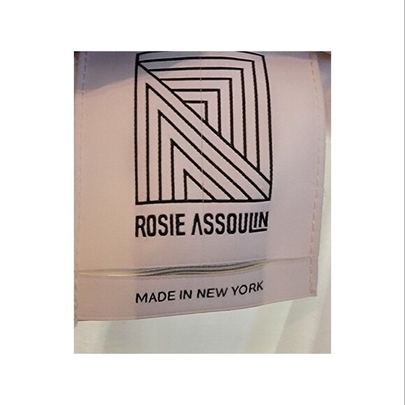 Rosie Assoulin White Cotton Multi Colored Strap Wrap Dress, Small, Resort 2018 - Picture 7 of 7